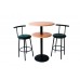 Cast Iron Shelved Bar Table